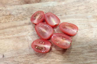 为野生克拉茨蜗牛食谱切碎的西红柿。