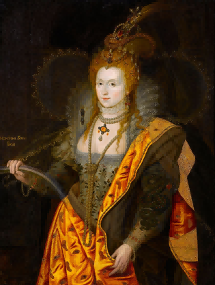 伊丽莎白一世 (1533-1603)，英格兰和爱尔兰女王