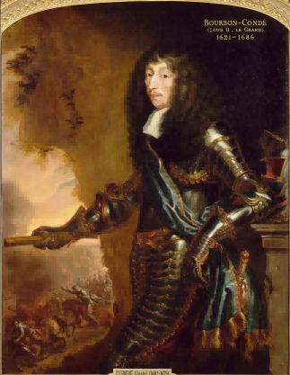 路易二世·德·波旁王朝的肖像，即 LE GRAND CONDÉ（1621-1686）