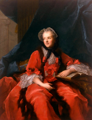玛丽·莱斯琴斯卡 (MARIE LESZCZYNSKA)，于 1748 年描绘，身着城市服装