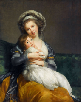 维吉·勒布伦 (VIGÉE LE BRUN) 夫人和她的女儿珍妮·露西 (JEANNE-LUCIE)，又名朱莉 (1780-1819)
