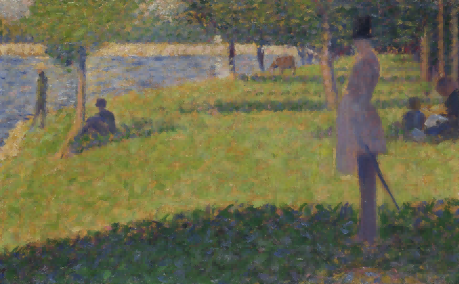 学习“LA GRANDE JATTE 的周日”