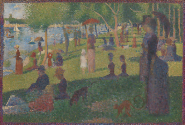 学习“LA GRANDE JATTE 的周日”