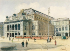 阿道夫·希特勒设计的维也纳歌剧院，1912 年