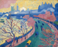 德兰·安德烈 (Derain André) (1880-1954) 查令十字桥，伦敦，约 1906 年 布面油画，81 x 100 厘米。沃拉德收藏；Kaganovitch 收藏，巴黎，奥赛博物馆