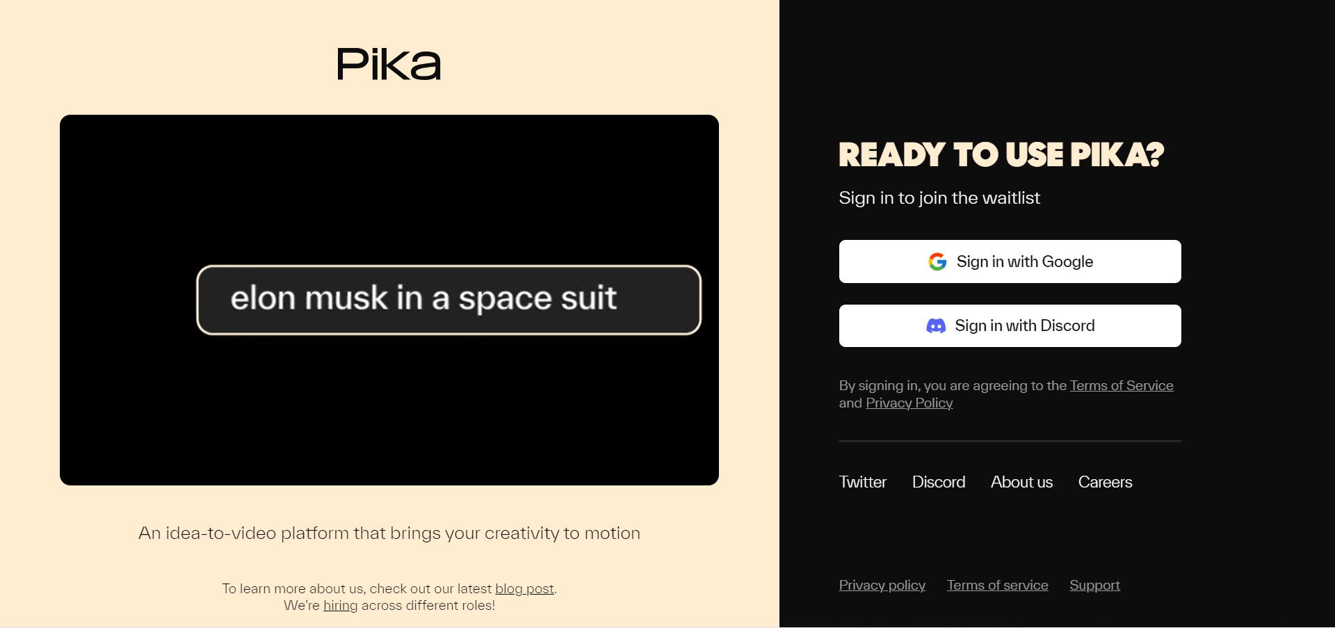 Pika Labs官网