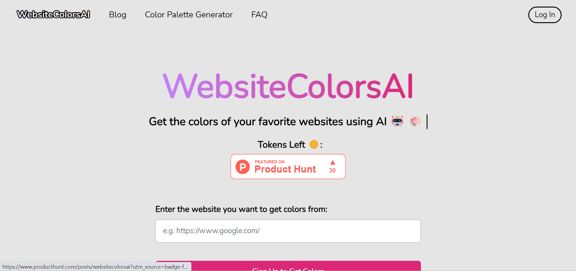 WebsiteColorsAI官网