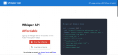 Whisper API官网