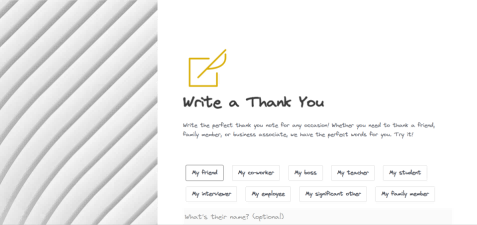 ThankYouNote官网